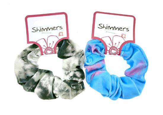 Picture of Shimmers - Tie Dye Scrunchies