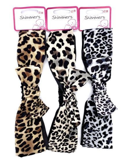 Picture of Shimmers - Bow Leopard Print Bandeau