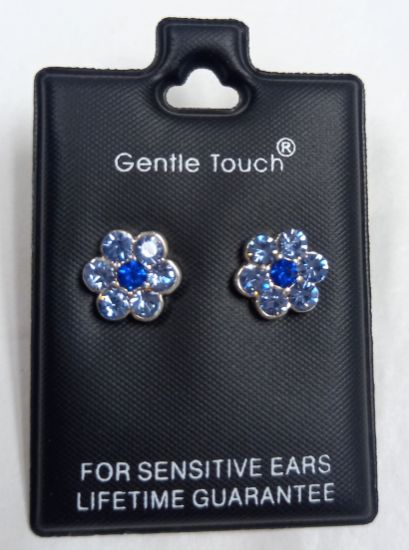 Picture of 017 Gentle Touch - Blue Flower-Silver