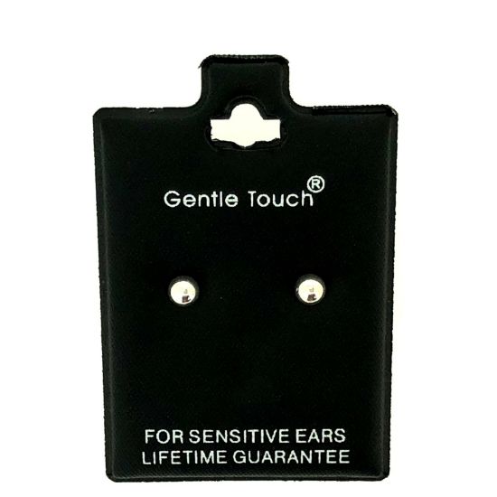 Picture of 036 Gentle Touch - 4mm Silver Stud