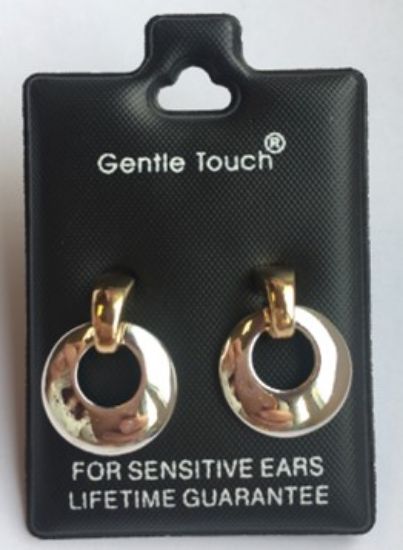 Picture of 060 Gentle Touch Modern 2 Tone Hoop