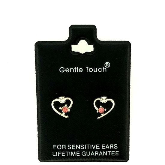 Picture of 093 Gentle Touch - Silv Heart w Pnk Cry
