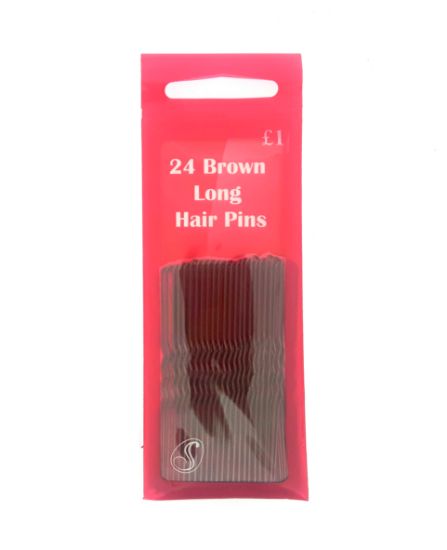 Picture of Serenade - Long Brown Hair Pins