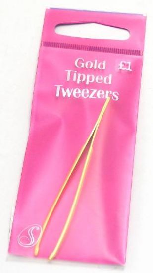 Picture of Serenade - Gold Straight Tweezers