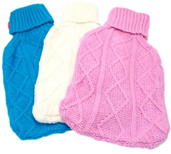 Picture of Serenade - Knitted Hot Water Bottle Cover