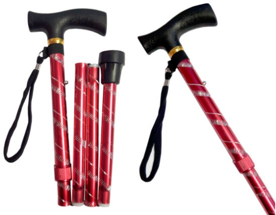 Picture of Red Patterned Walking Stick