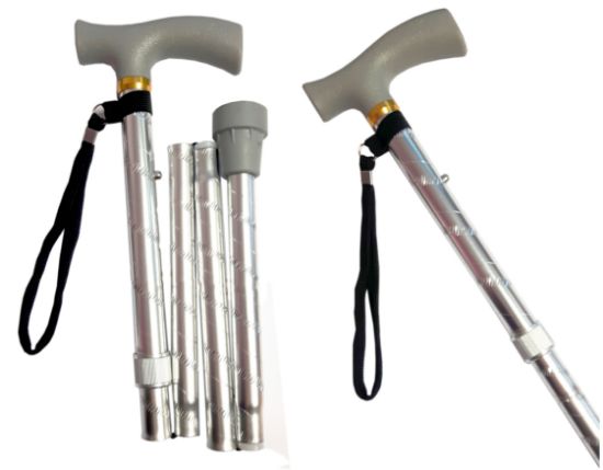 Picture of Silver Patterned Walking Stick