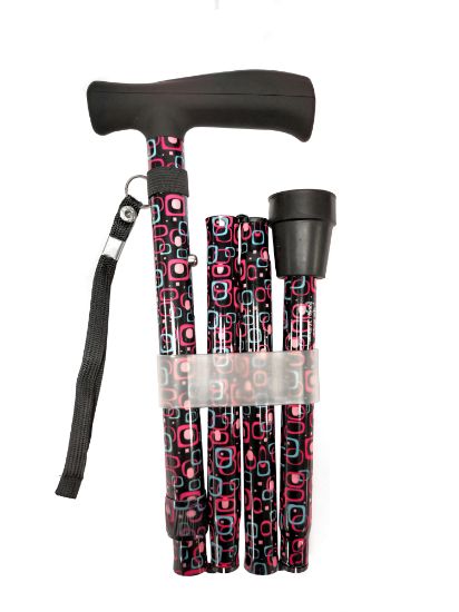Picture of Folding Loops Design Walking Stick