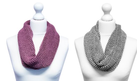 Picture of Believe - Pink/Black, White/Black Snood