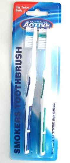 Picture of Smokers Toothbrush 2pk