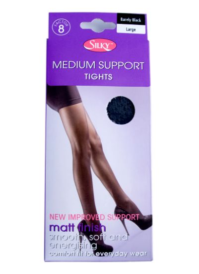 Picture of Silky Medium Support - Barely Black - Large