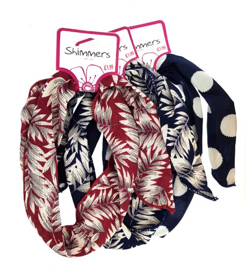 Picture of Shimmers - Dotty/Floral Wired Hair Wrap