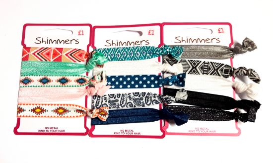 Picture of Shimmers - No Snag Tied Elastics