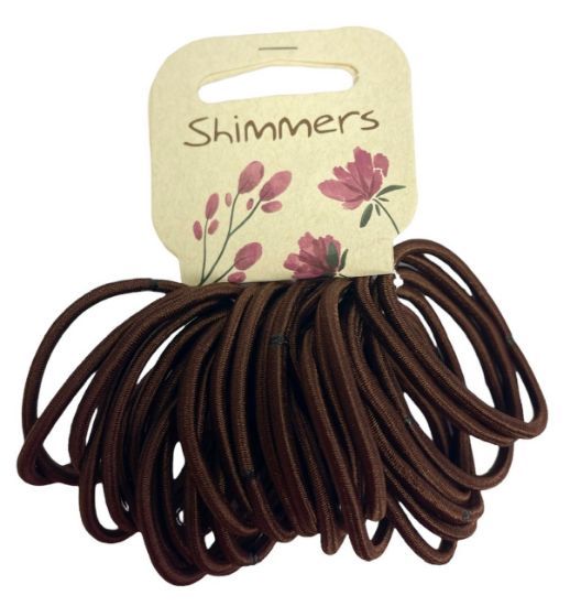 Picture of Shimmers - Dark Brown no metal elastics