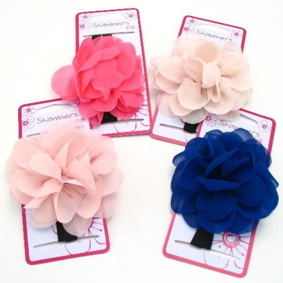 Picture of Shimmers -Large Flower Elastics Headband