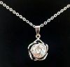 Picture of Large Diamante Rose Necklace