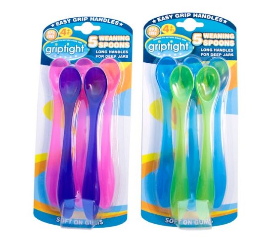 Picture of Griptight - 5 Weaning Spoons