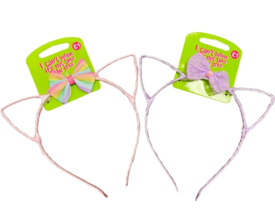 Picture of ICB - 2 Pearlised Plastic Alice Bands