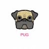 Picture of E&A - Pug Facecloth