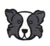 Picture of E&A - Border Collie Facecloth